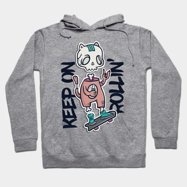 Keep on rollin' Hoodie by teahabe